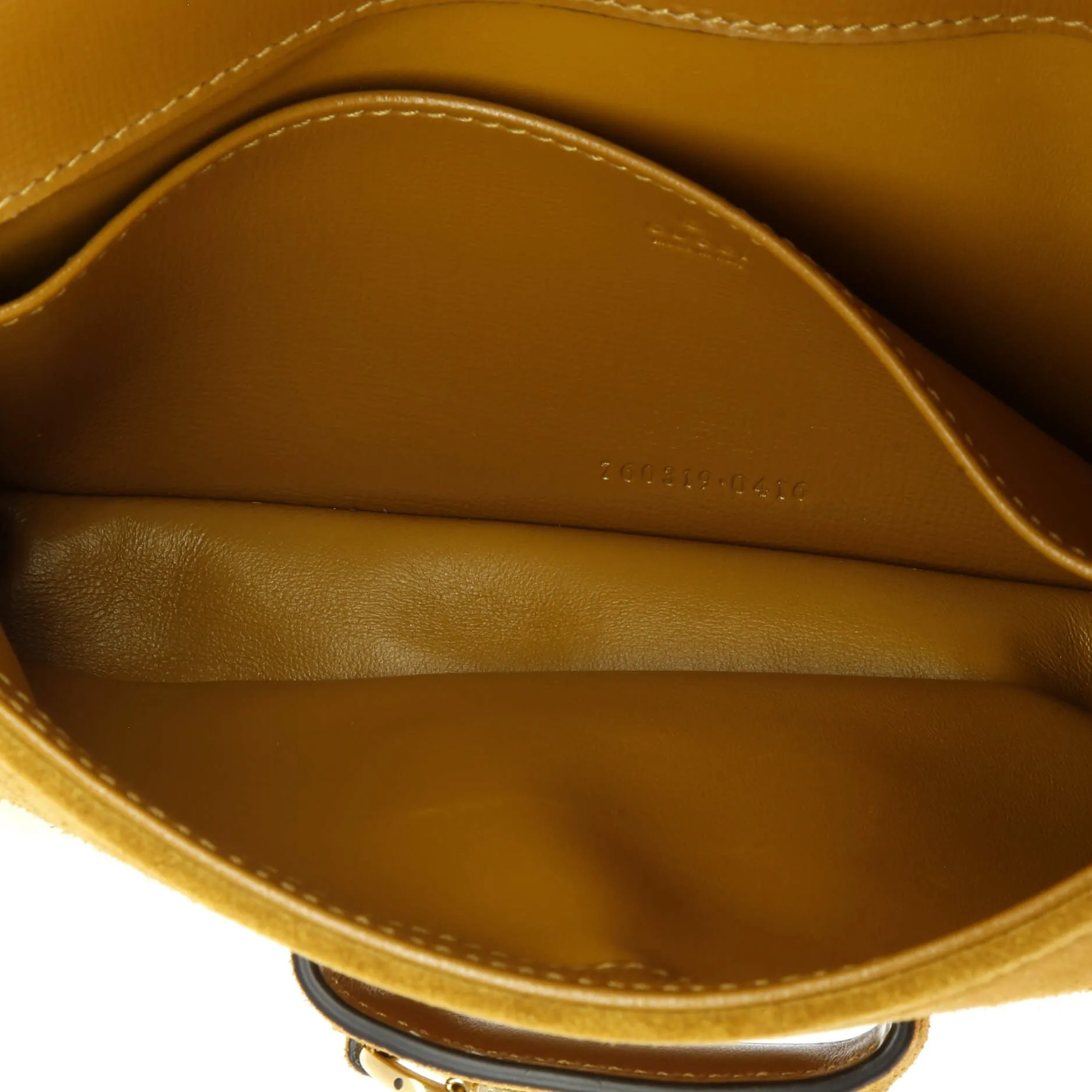 Horsebit 1955 Flap Shoulder Bag Suede with Shearling Mini