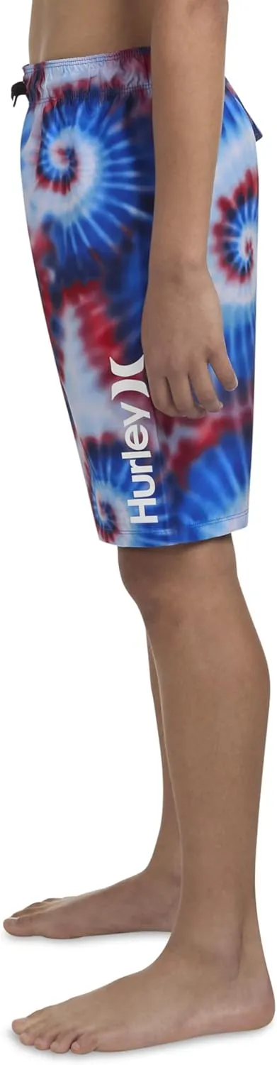 Hurley Boys' Printed Pull On Swim Trunks