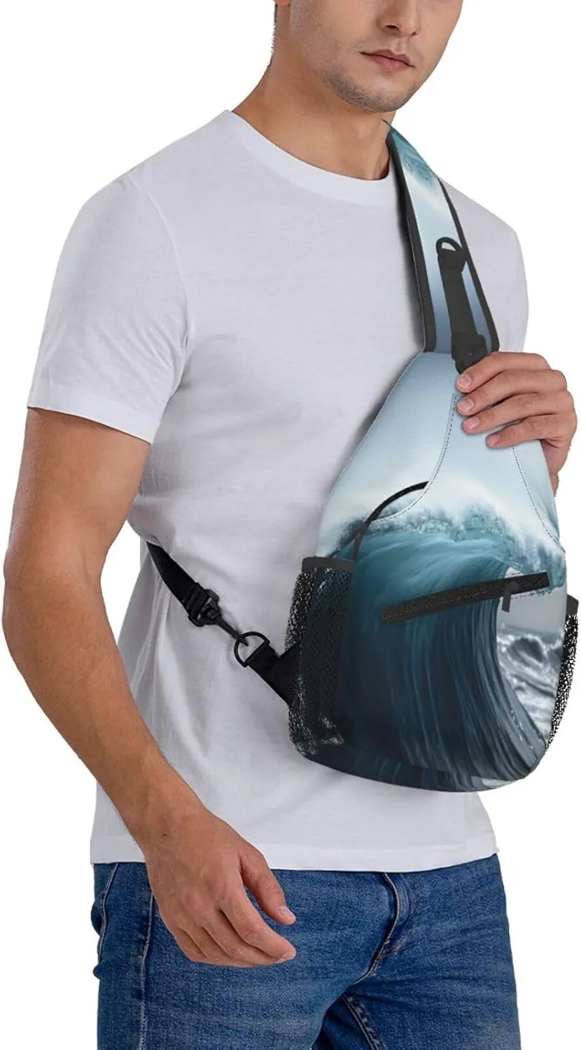 isometric 3d render Men's And Women's Small Crossbody Bags Chest Bags Daily Bags Are Suitable For Outdoor Hiking Trips
