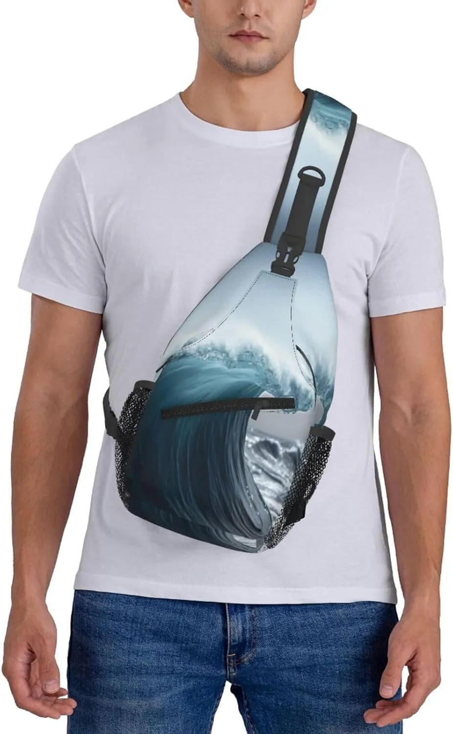 isometric 3d render Men's And Women's Small Crossbody Bags Chest Bags Daily Bags Are Suitable For Outdoor Hiking Trips