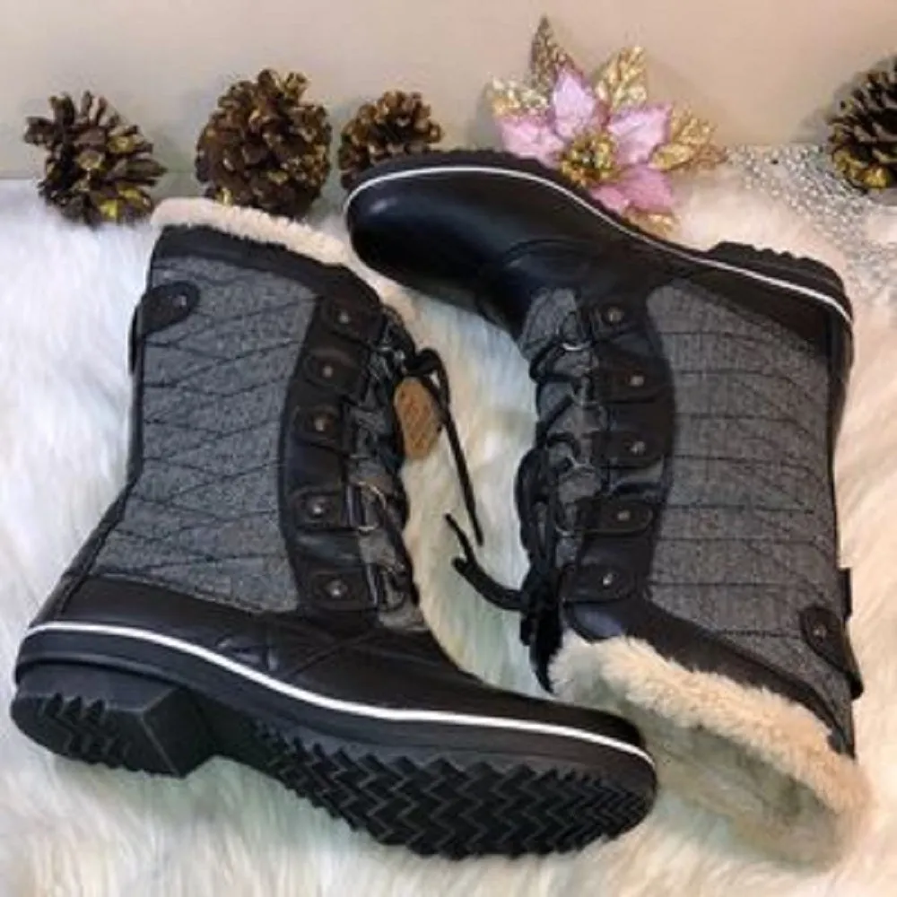 Jambu Lorna Round Toe Mid-calf Cold Weather Boot