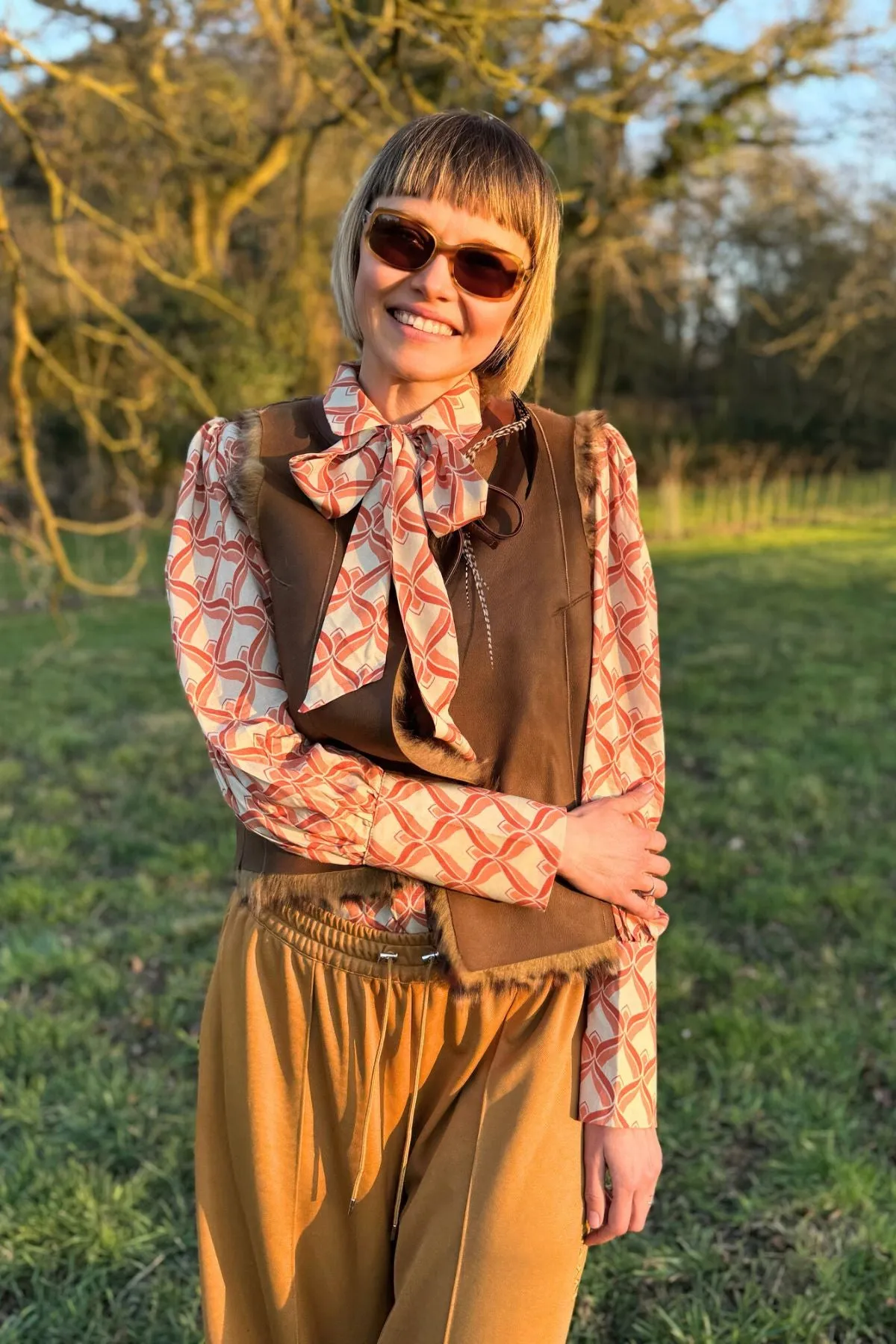 Janie Toscana Reversible Waistcoat
