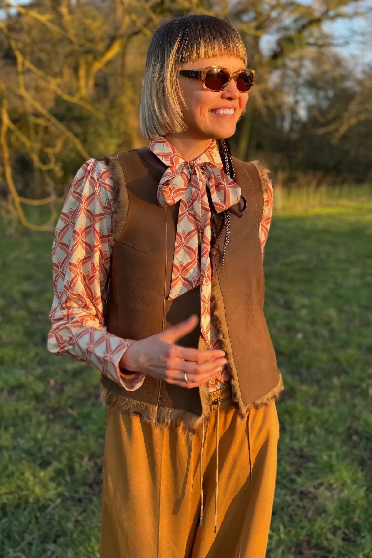 Janie Toscana Reversible Waistcoat