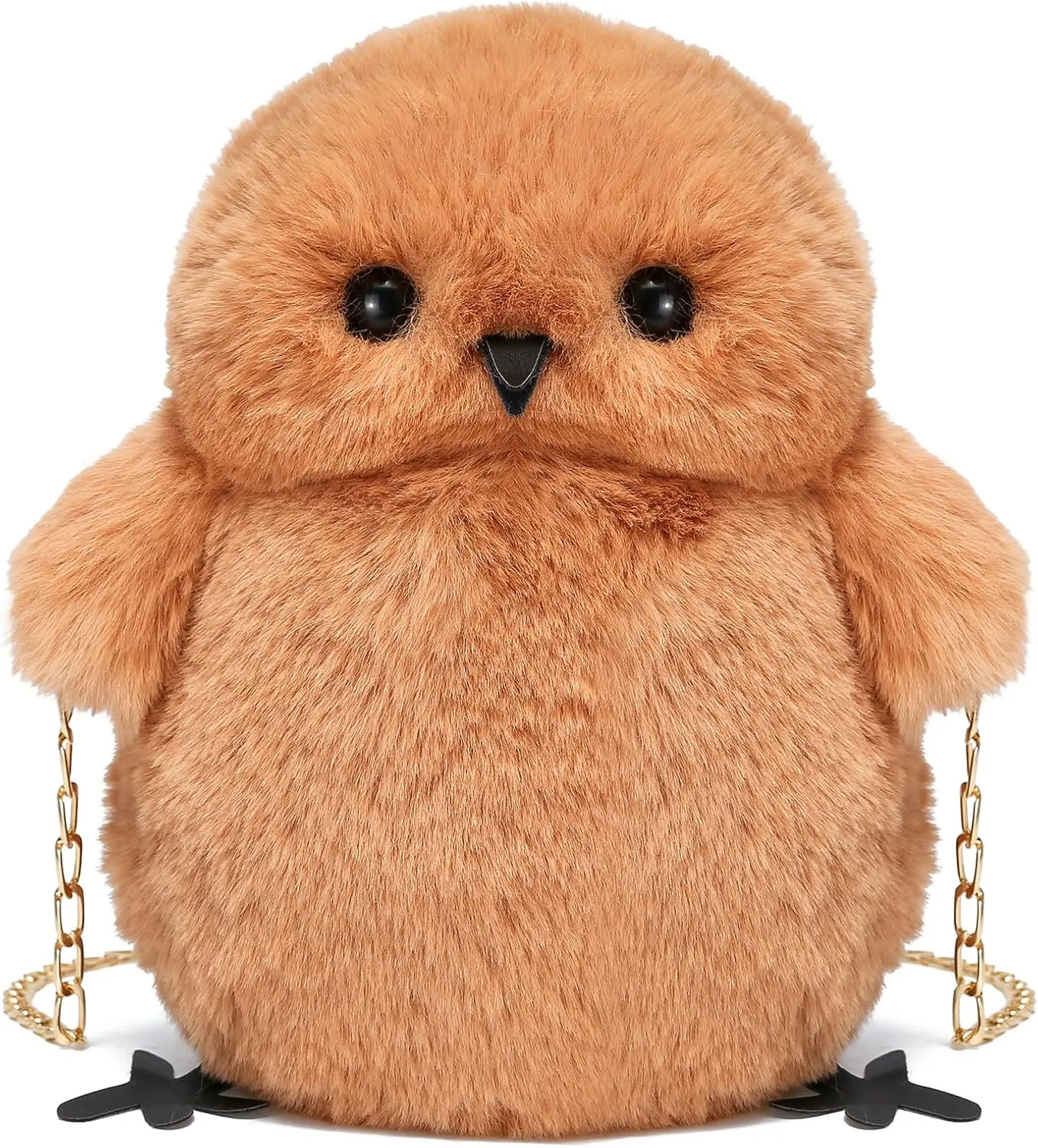 JHVYF Women Cute Plush Crossbody Bag Chic Small Shoulder Purse Cell Phone Wallet For Girls