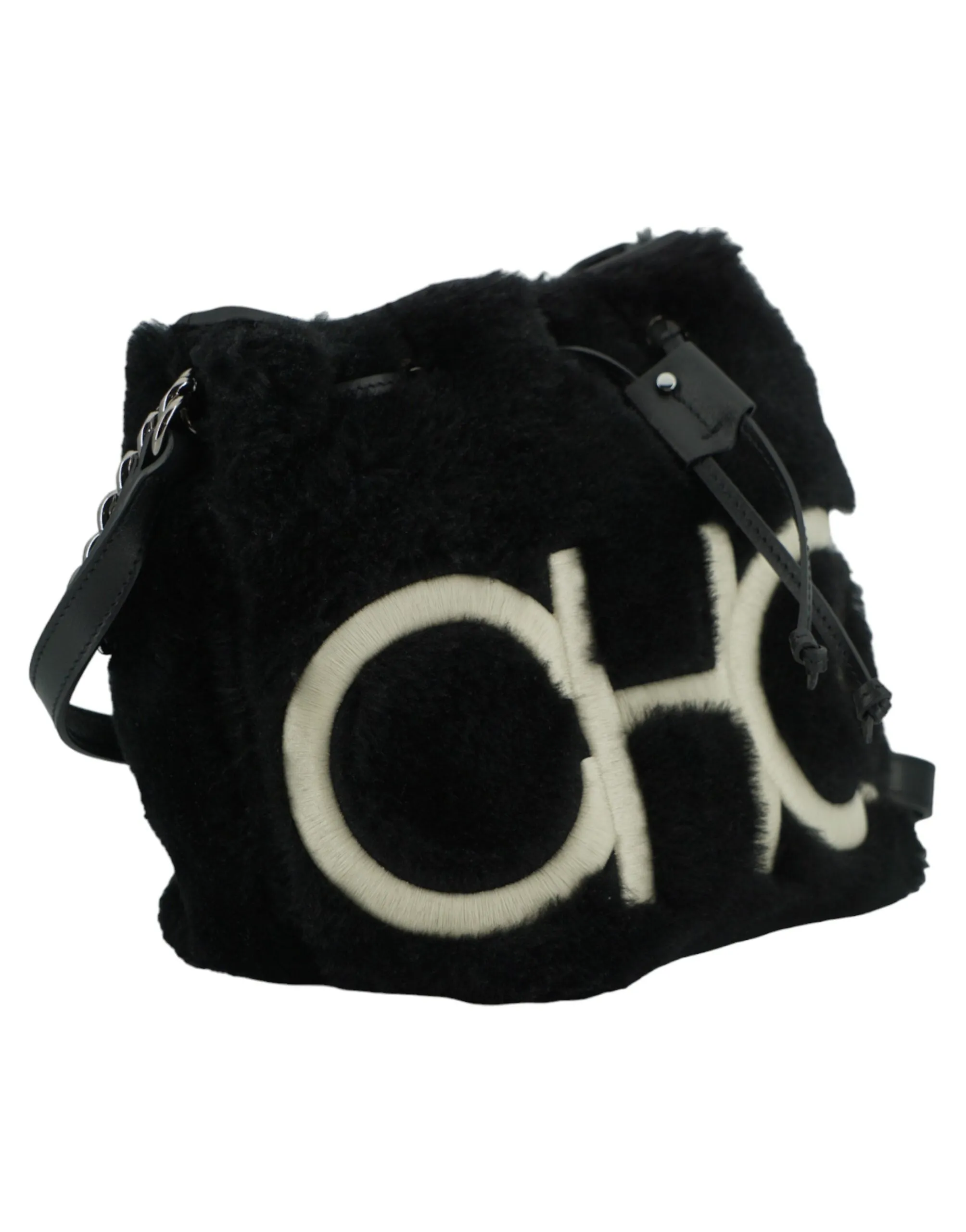 Jimmy Choo Black Leather Top Handle And Shoulder Bag
