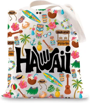 JNIAP Hawaii Tote Bag Hawaii Vacation Gifts Hawaii Trip Gifts Hawaii Shoulder Bag Hawaii Travel Bag Hawaii Tourist Gifts