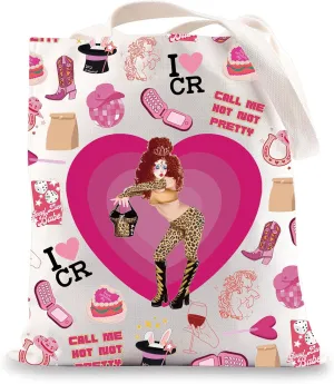 JNIAP Midwest Princess Tote Bag Singer Gifts Song Lyrics Inspired Shoulder Bag Music Fans Gifts