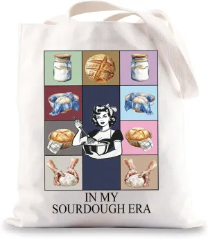 JNIAP Sourdough Tote Bag Sourdough Baker Gifts In My Sourdough Era Gifts Sourdough Mama Gifts