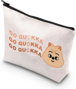 JNIAP Stay HAN Makeup Bag Stay Quokka Gifts Go Quokka Stay Merchandise Stay Member Gifts (GO QUOKKA mb)