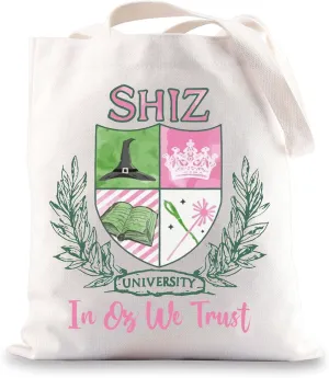 JNIAP Witch Musical Tote Bag Defying Gravity Gifts Shiz University Shoulder Bag Witch Musical Shoulder Bag