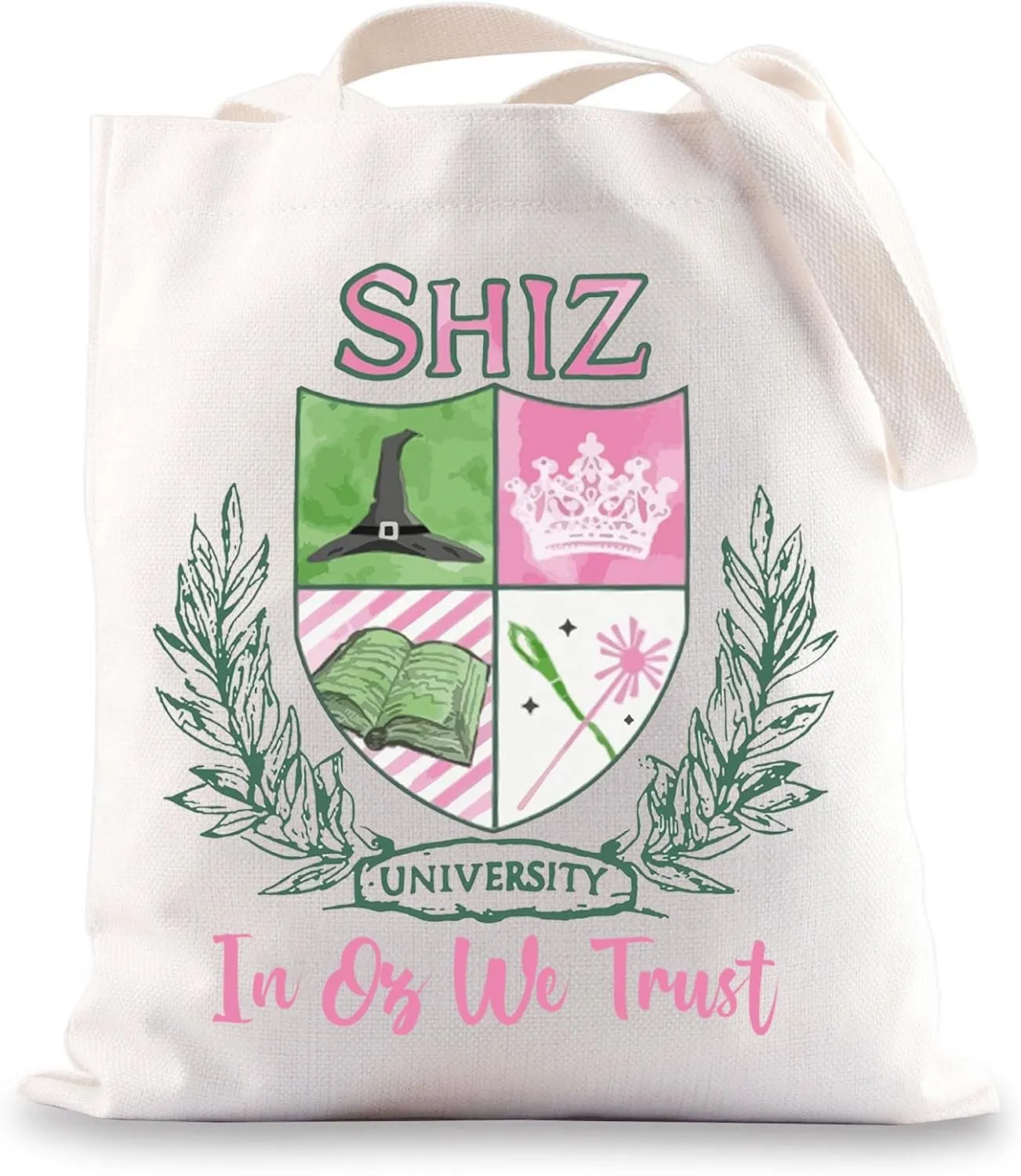 JNIAP Witch Musical Tote Bag Defying Gravity Gifts Shiz University Shoulder Bag Witch Musical Shoulder Bag