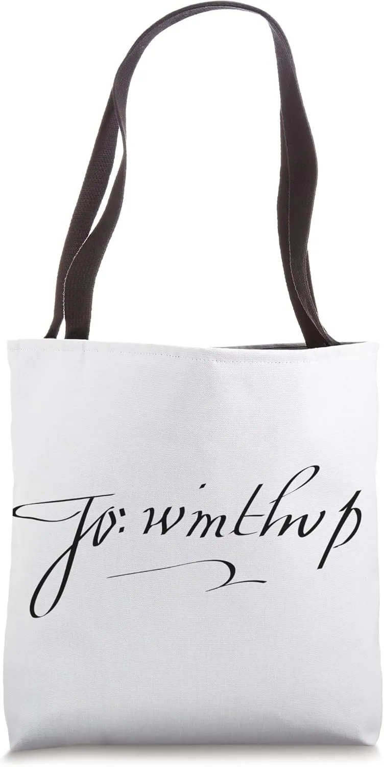 John Winthrop Authentic Signature Tote Bag