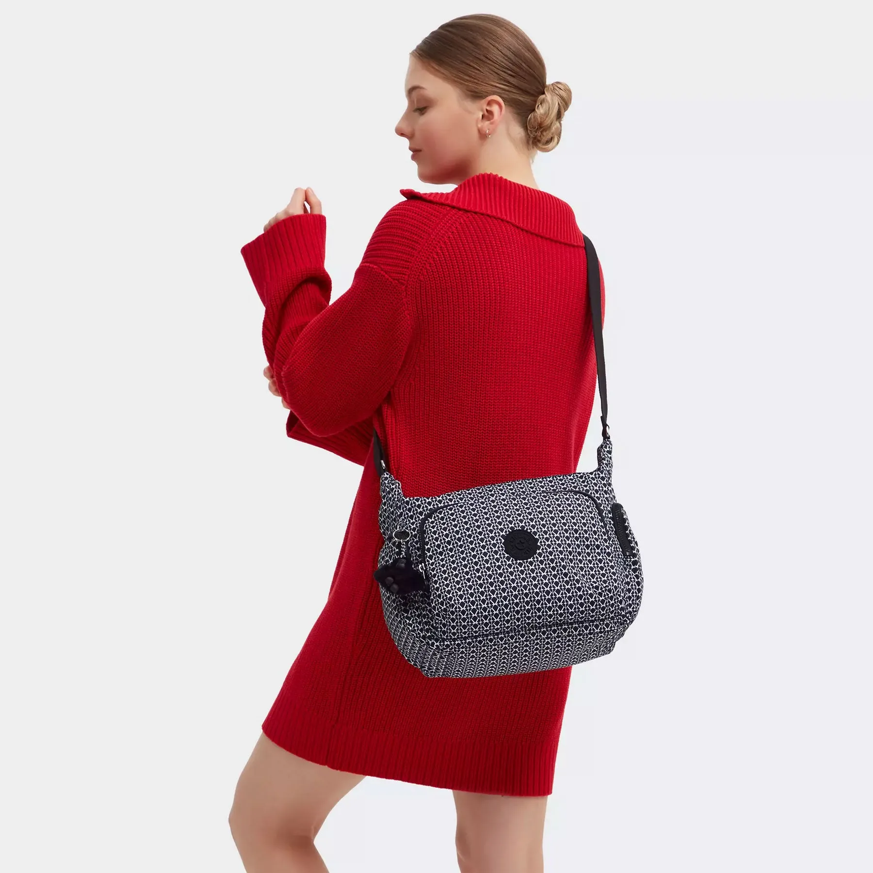 Kipling Gabb Crossbody Bag Signature Print