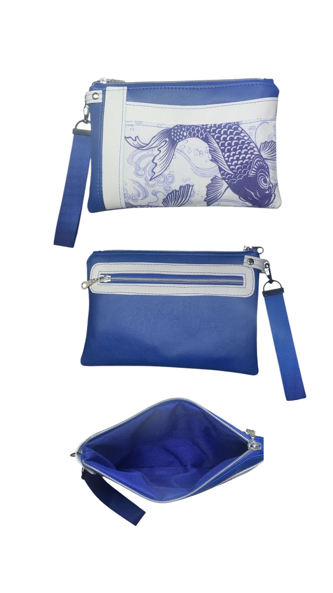 Koi Serenity Tote Bag  & Wristlet Set