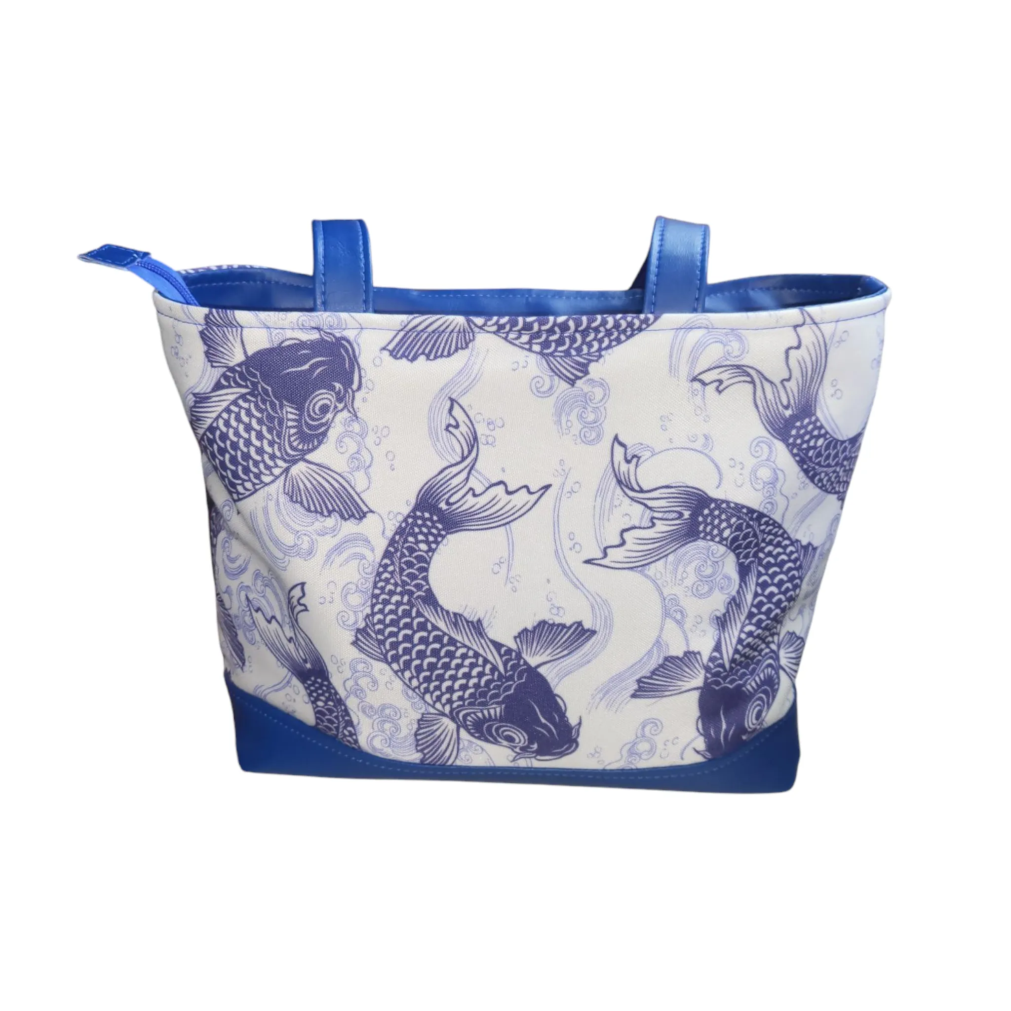 Koi Serenity Tote Bag  & Wristlet Set