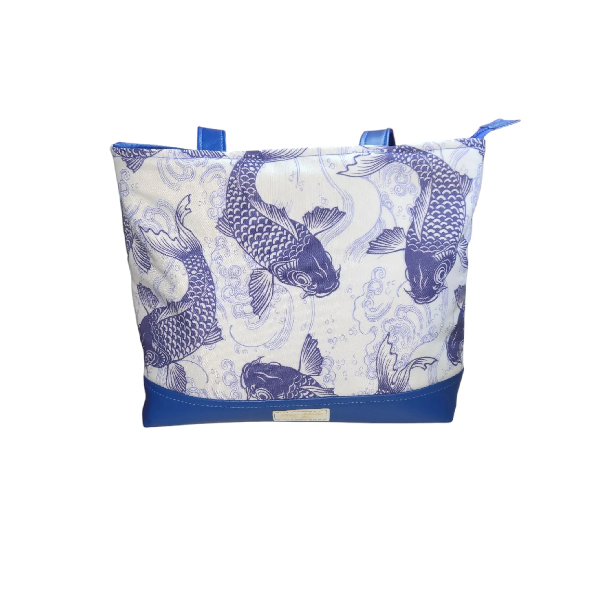 Koi Serenity Tote Bag  & Wristlet Set