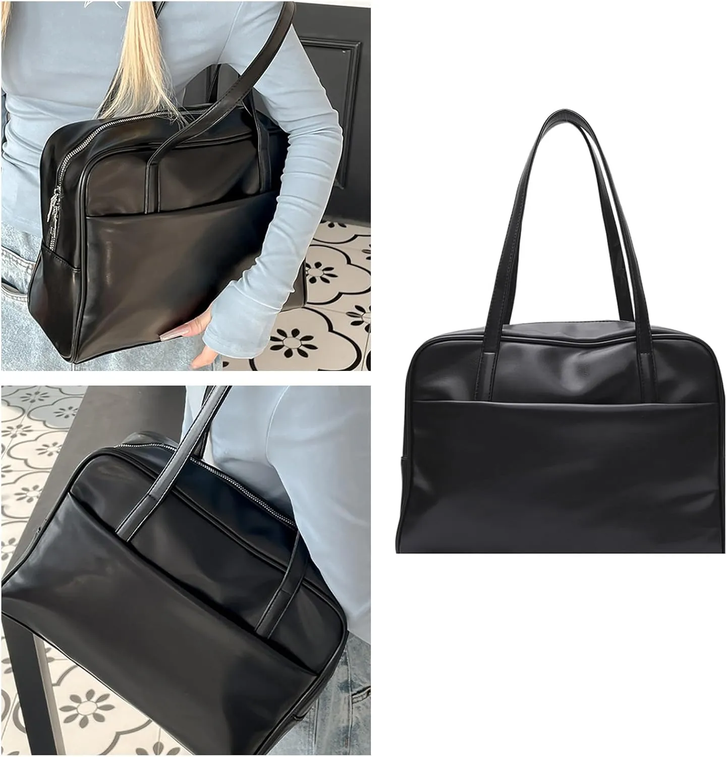 Korean Styles Uniform Shoulder Bag Fashionable And Youthful Underarm Bags Casual Handbag For Everyday Use