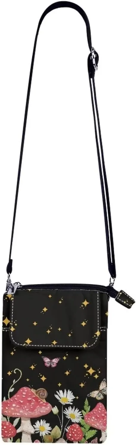 Kuiaobaty Crossbody Sling bag for Women Stylish Bags for Girls Outdoor Travel Zip Cloth Bag Cellphone Storage Purse