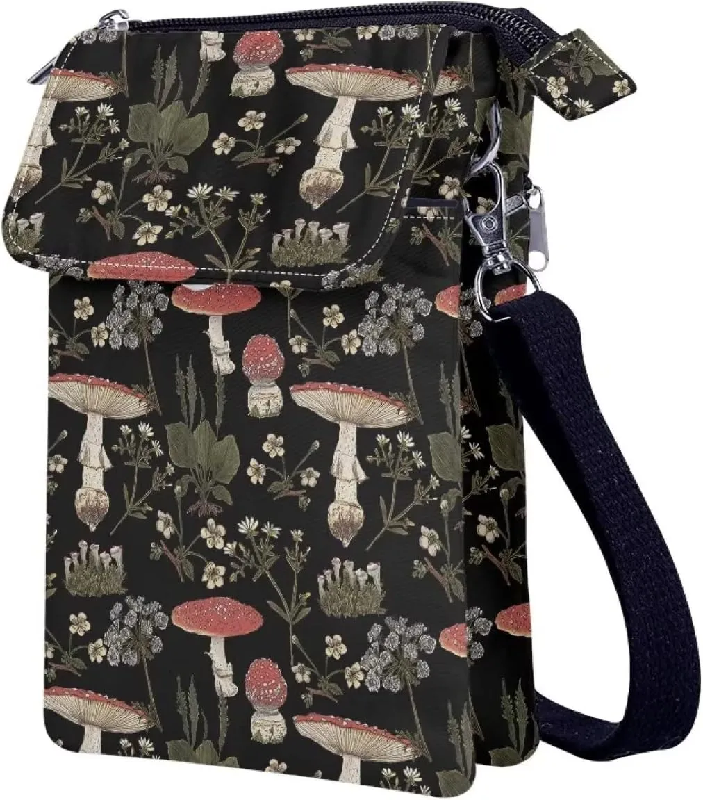 Kuiaobaty Crossbody Sling bag for Women Stylish Bags for Girls Outdoor Travel Zip Cloth Bag Cellphone Storage Purse