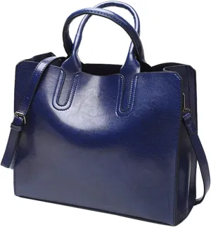 Ladies Shoulder Bag Fashion Solid Color Vintage Zipper Large Capacity Shoulder Handbag Womens Shoulder Bags (RD2, One Size)
