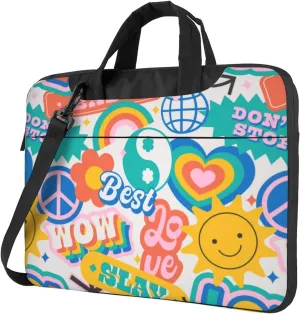 Laptop Bag Laptop Case 13 Inch Computer Bags Retro 90s Funny Quote Printed Padded Sleeve Cover for Women Men