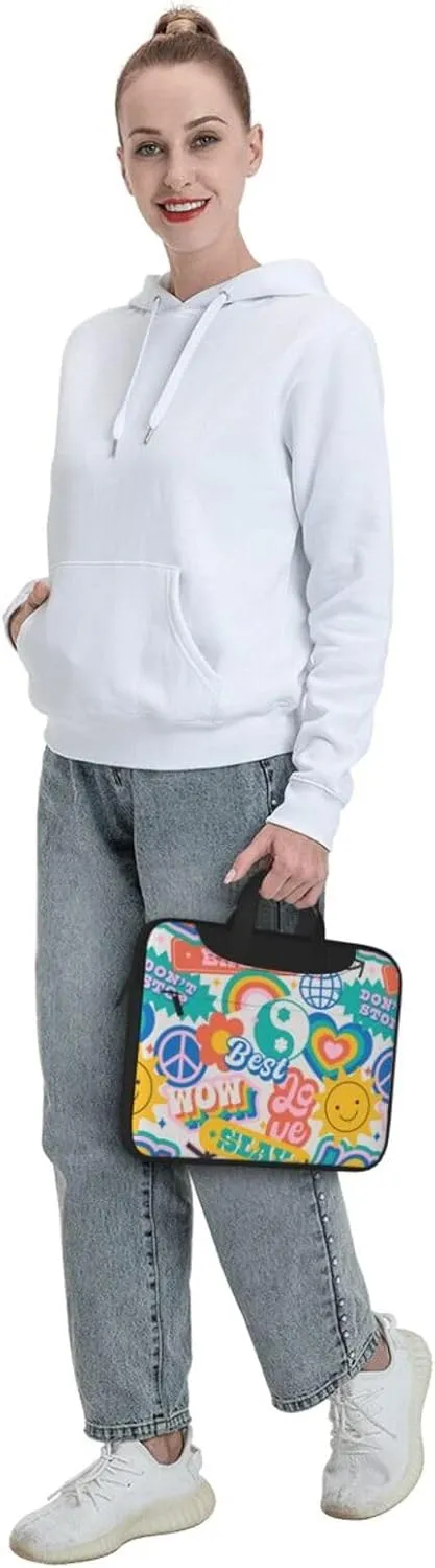 Laptop Bag Laptop Case 13 Inch Computer Bags Retro 90s Funny Quote Printed Padded Sleeve Cover for Women Men