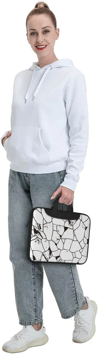 Laptop Bag Laptop Case 13 Inch Computer Bags Topography Printed Padded Sleeve Cover for Women Men