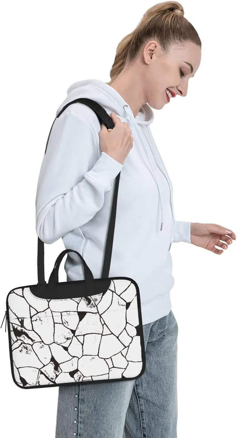 Laptop Bag Laptop Case 13 Inch Computer Bags Topography Printed Padded Sleeve Cover for Women Men