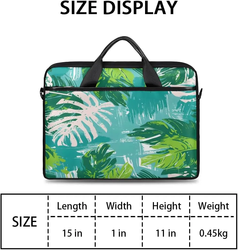 Laptop Shoulder Bag Computer Bag 13-15 Inches Laptop Carrying Case with Shoulder Strap for Women Men