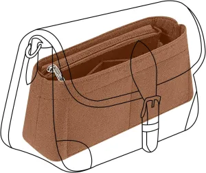Lckaey bag Organizer for new Diane stick liner bag storage and sorting bag Felt Insert Organizer Y082-camel