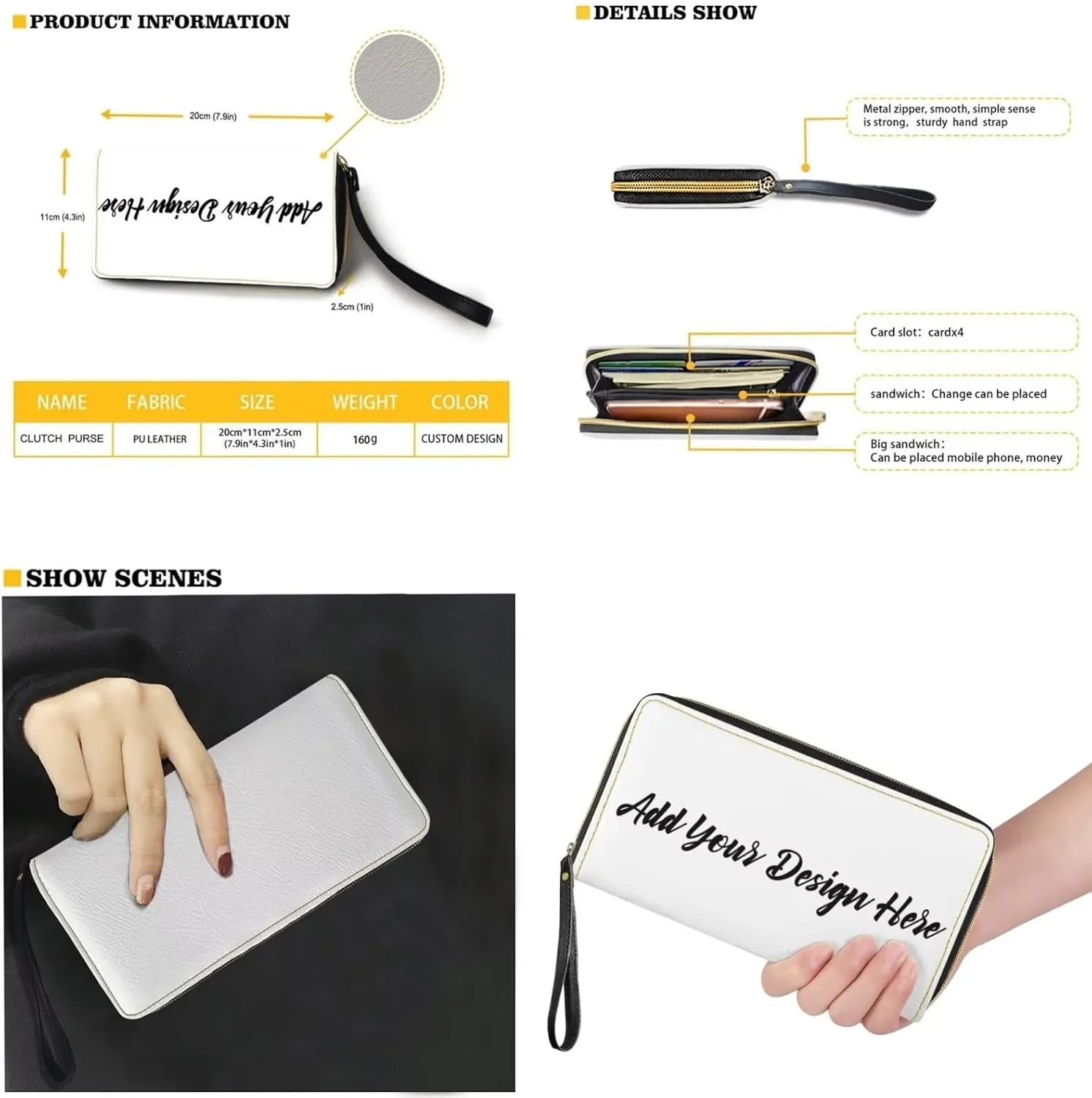 Leather Work Bag for Women Tote Bags with Clutch Makeup Travel Bag and Long Wallet 3 Piece Set