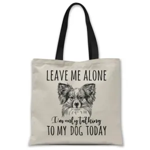 Leave me alone (Papillon) Tote bag