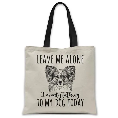 Leave me alone (Papillon) Tote bag