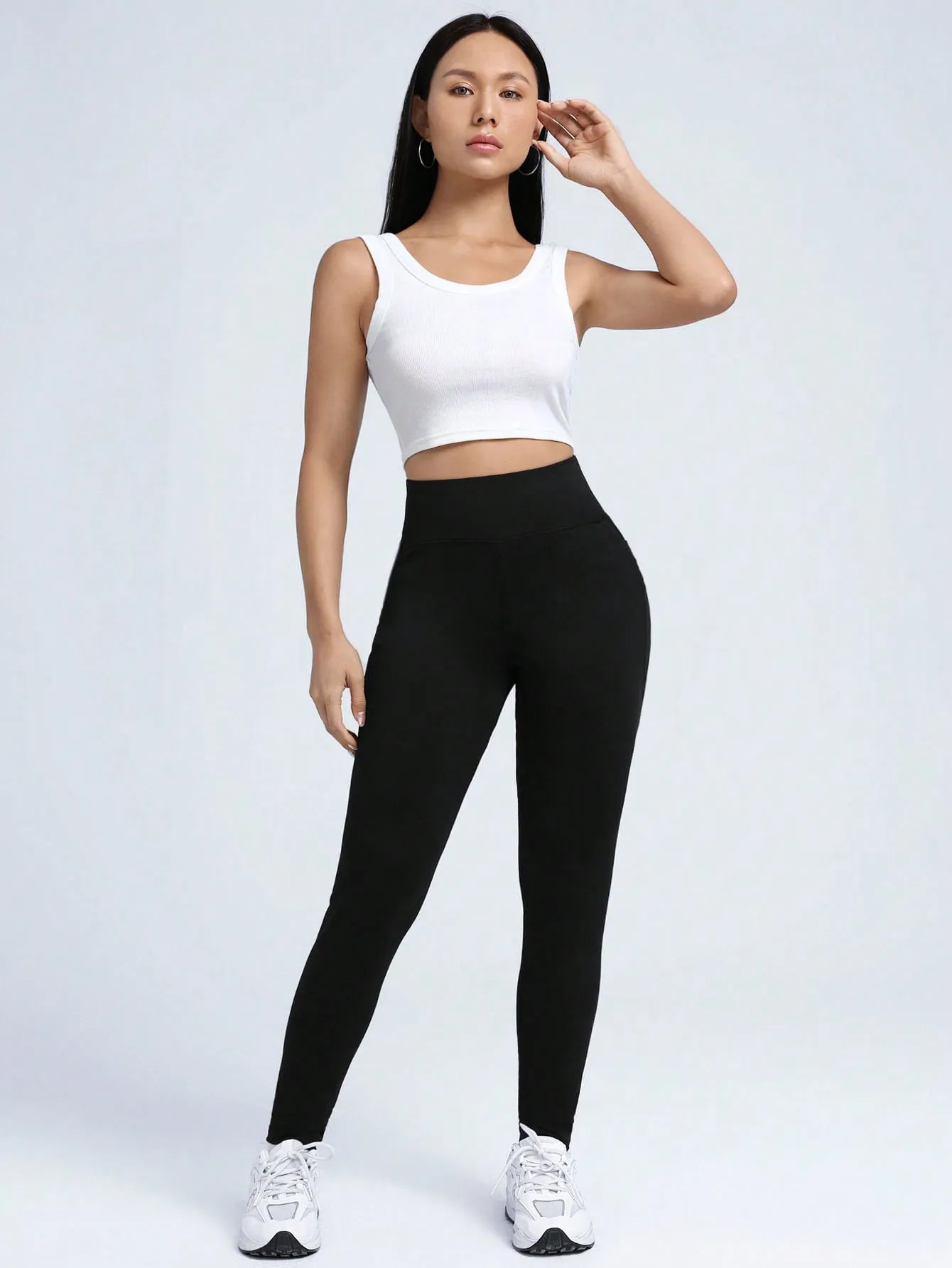 Leggings Cherry Vibes de cintura ancha con bolsillo para teléfono