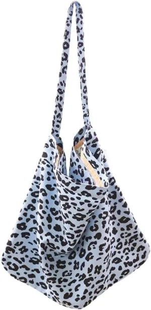 Leopard Tote Bags Large-capacity Bag For Women Single-shoulder Bag For Women Large Leopard Print Bag