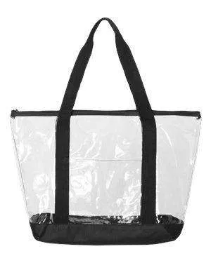 Liberty Bags Front Pocket Clear Boat Tote Bag - 7009