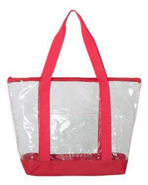 Liberty Bags Front Pocket Clear Boat Tote Bag - 7009