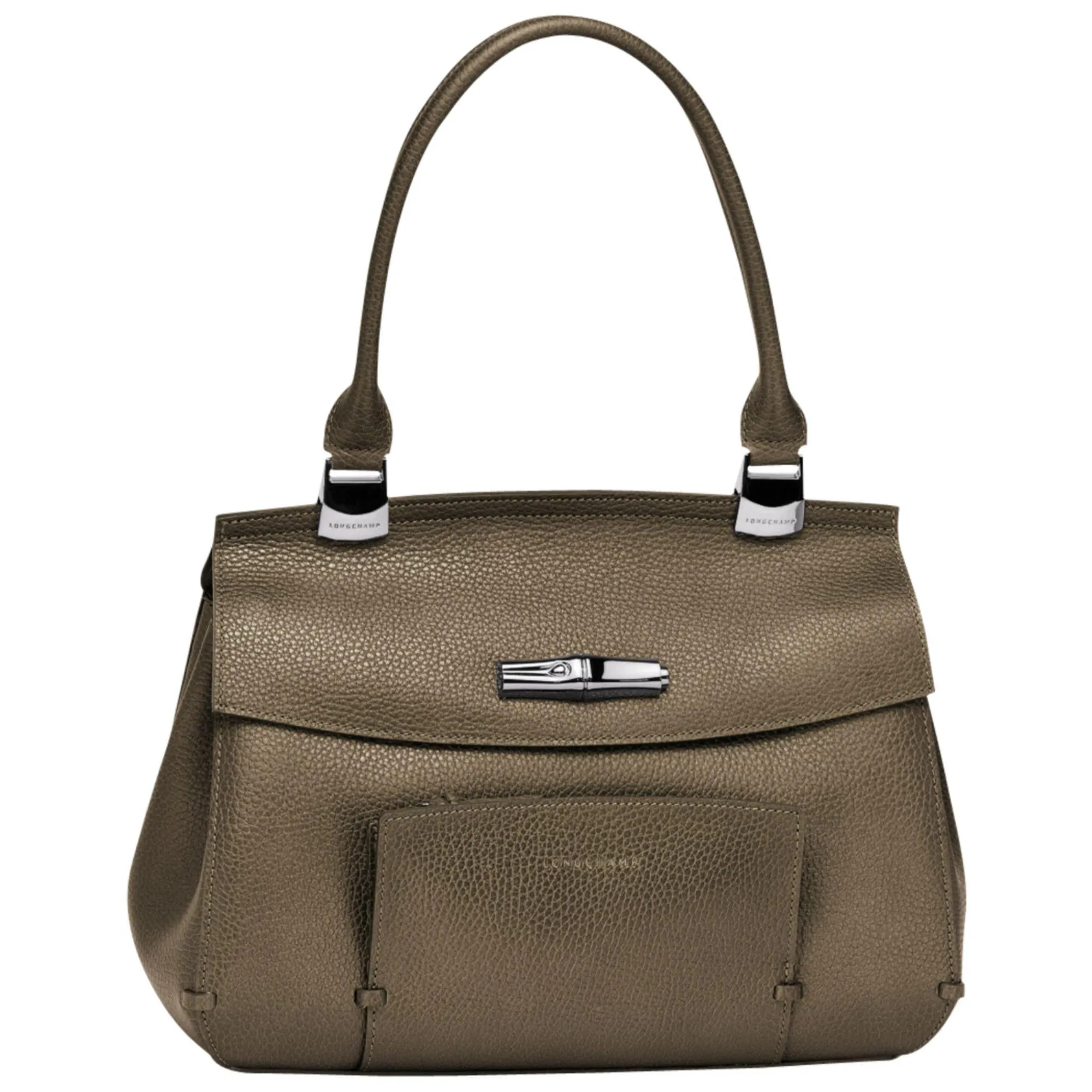 Longchamp Madeleine Top Handle Bag - Khaki