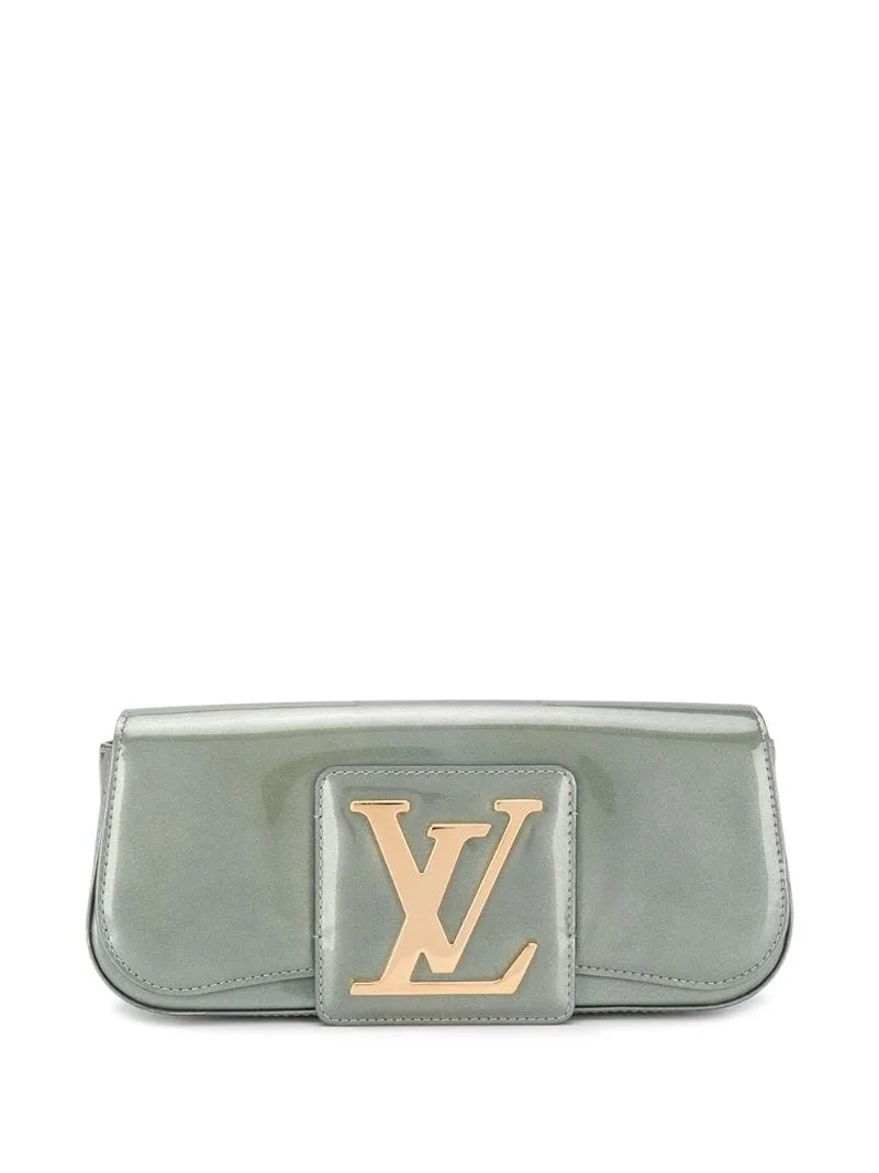 Louis Vuitton - Logo embossed clutch bag - women - PVC - One Size - Blue
