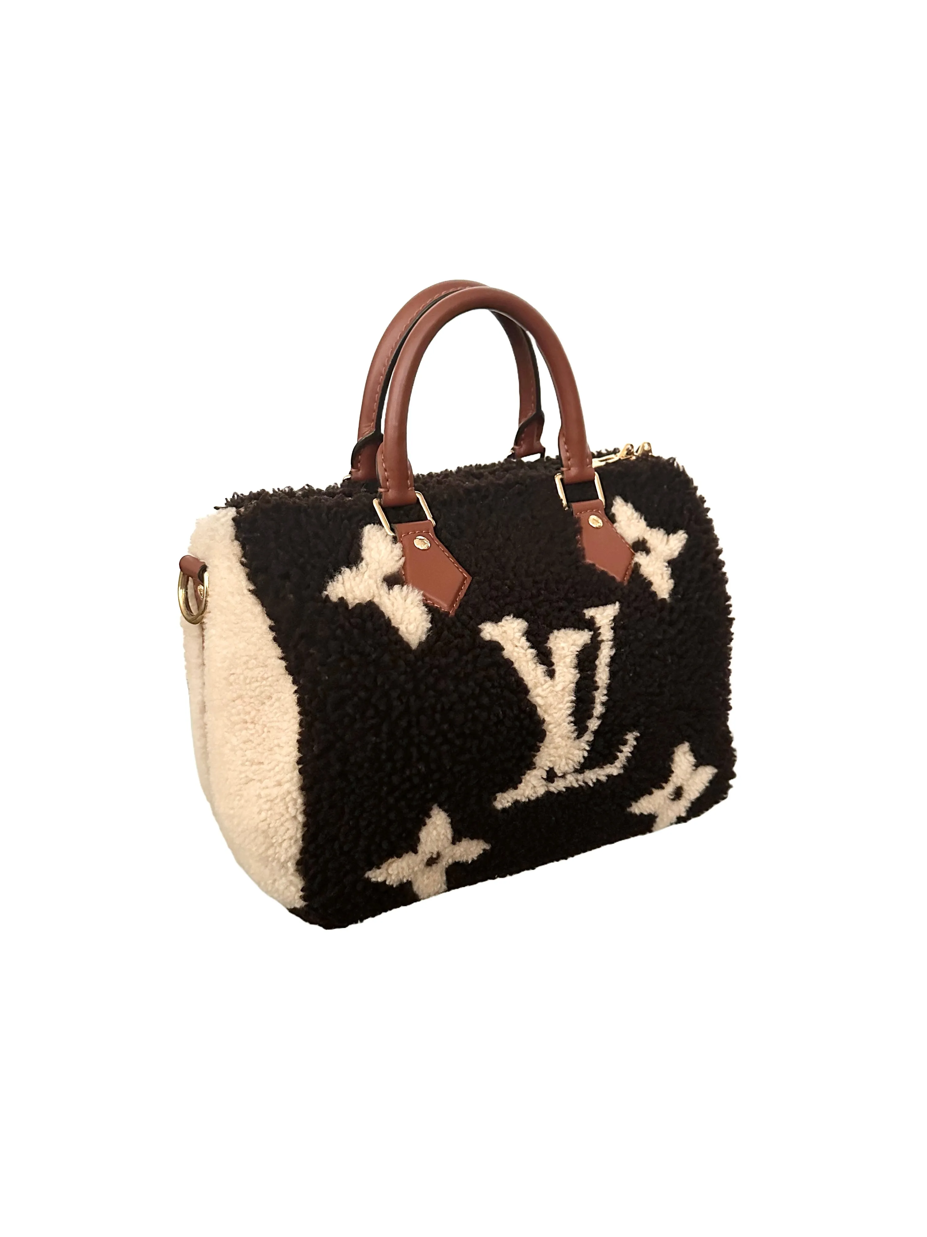Louis Vuitton Speedy 25 Teddy Fleece Shearling