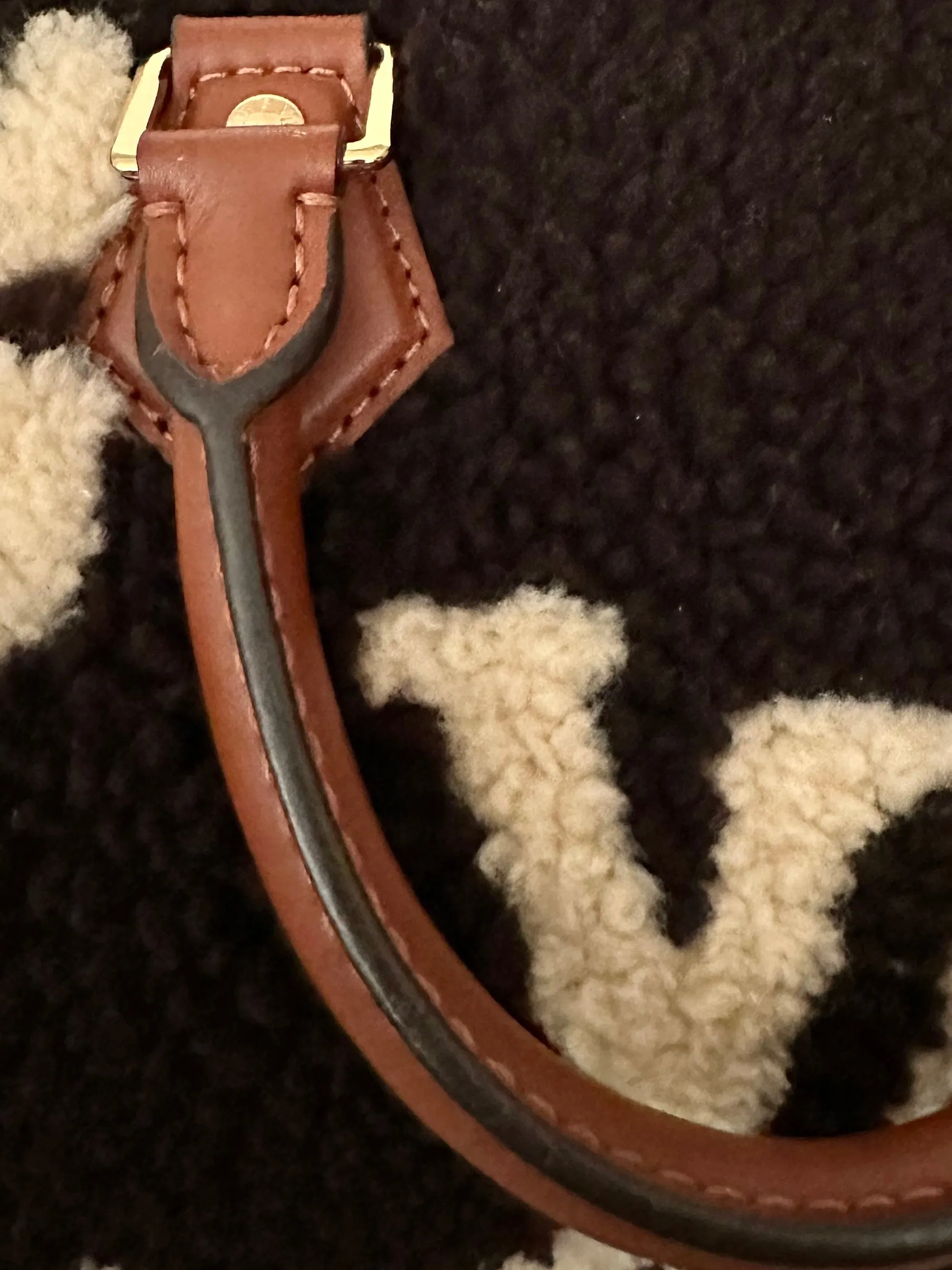 Louis Vuitton Speedy 25 Teddy Fleece Shearling