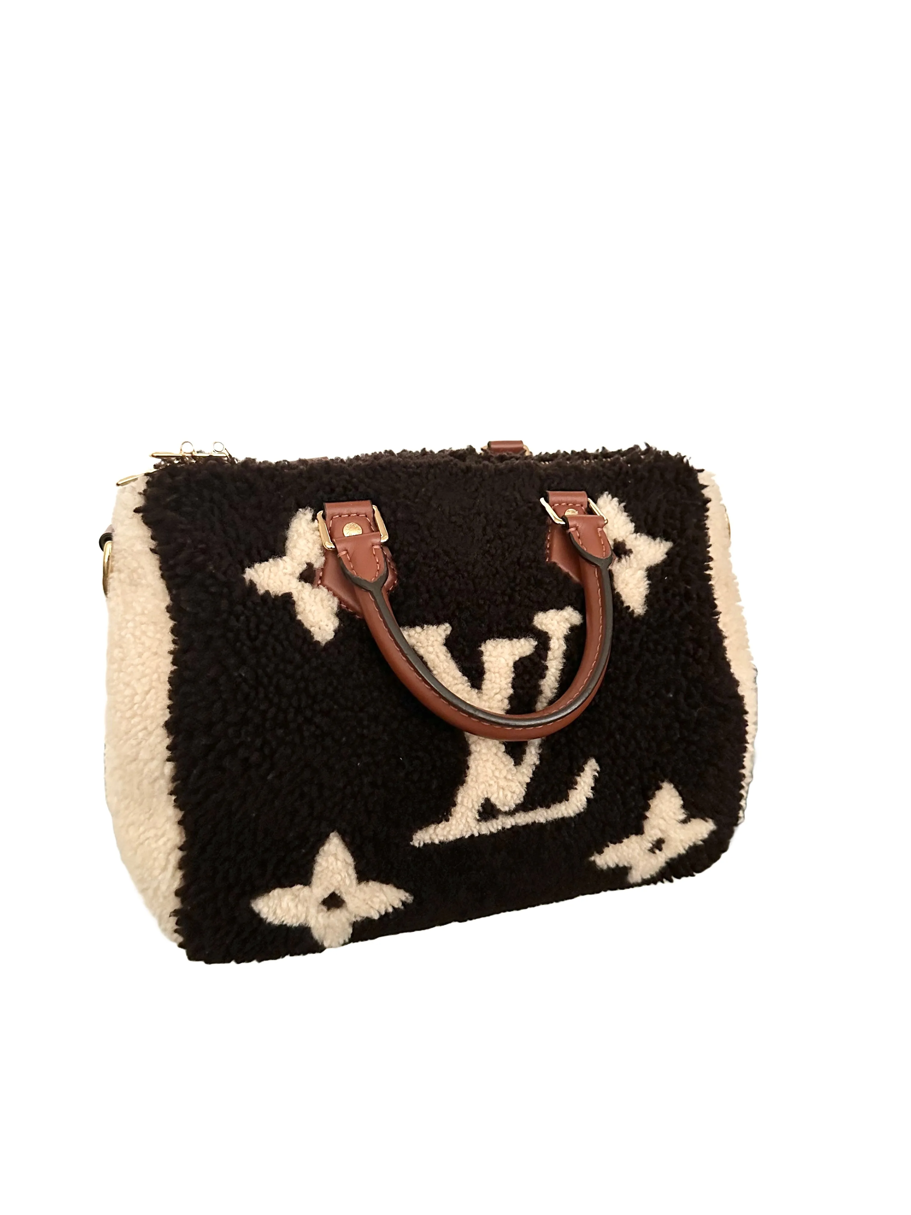Louis Vuitton Speedy 25 Teddy Fleece Shearling