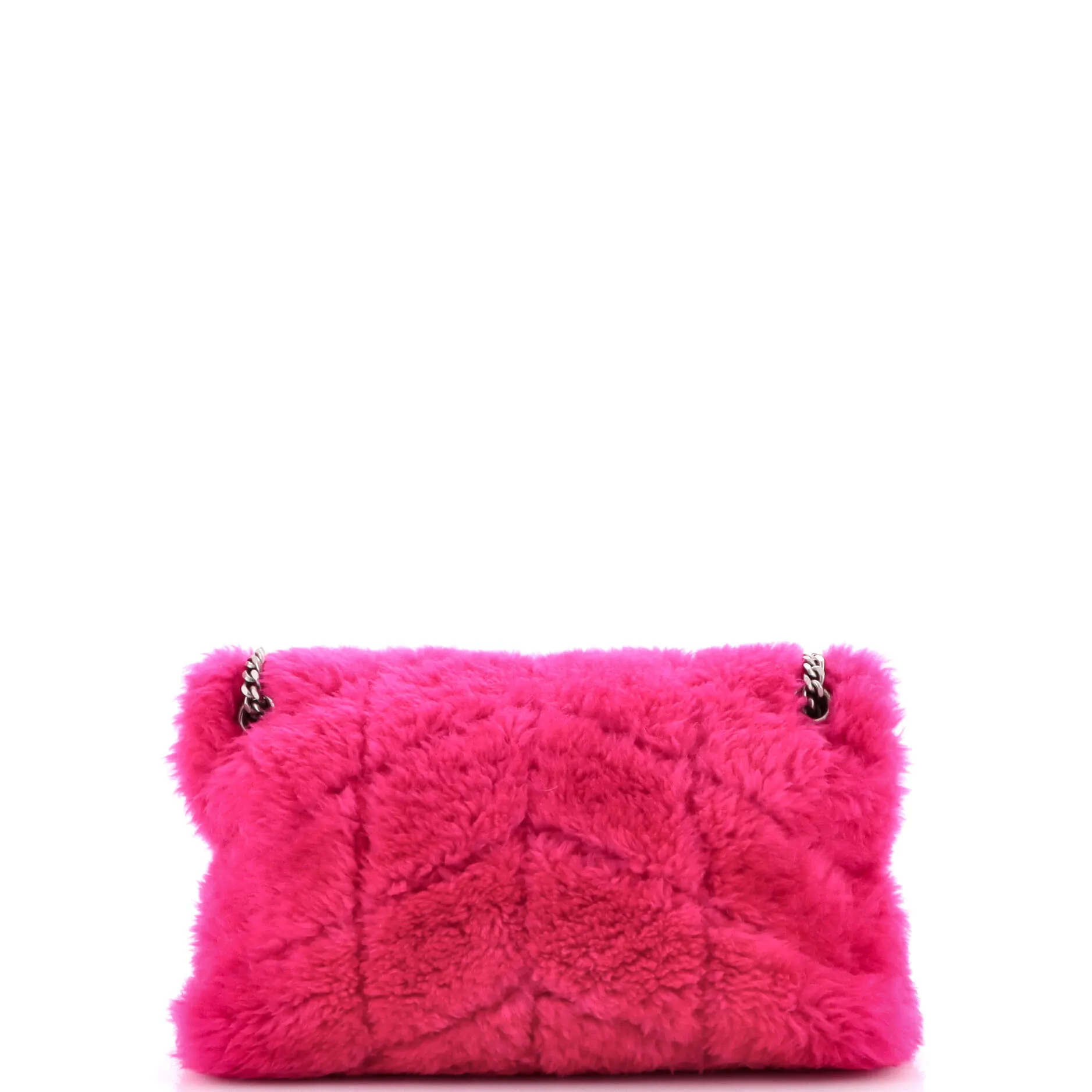 Loulou Puffer Shoulder Bag Quilted Shearling Medium