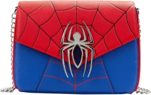 Loungefly Marvel Spider Man Color-Block Crossbody Bag Spider Man One Size