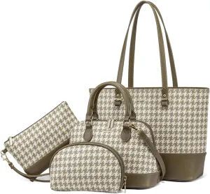 LOVEVOOK Handbags for Women Shoulder Bags Tote Satchel Hobo 3pcs Purse Set