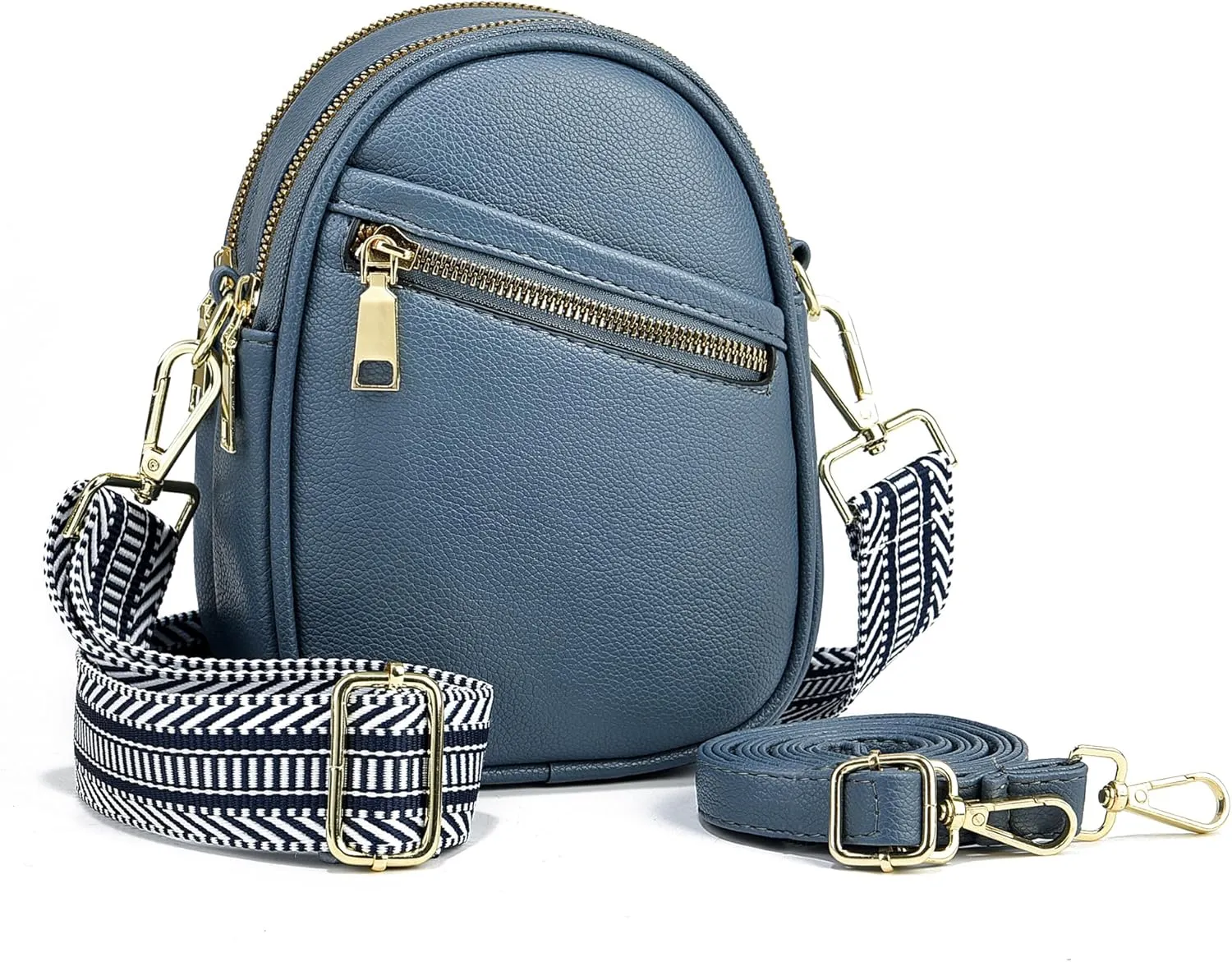 LoZoDo Small Crossbody Bags for Women Trendy Leather Purses and Handbags Designer Cell Phone Bag Wallet Purse with Wide Strap