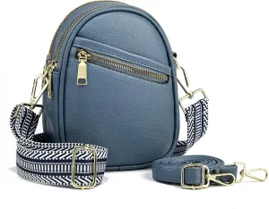 LoZoDo Small Crossbody Bags for Women Trendy Leather Purses and Handbags Designer Cell Phone Bag Wallet Purse with Wide Strap