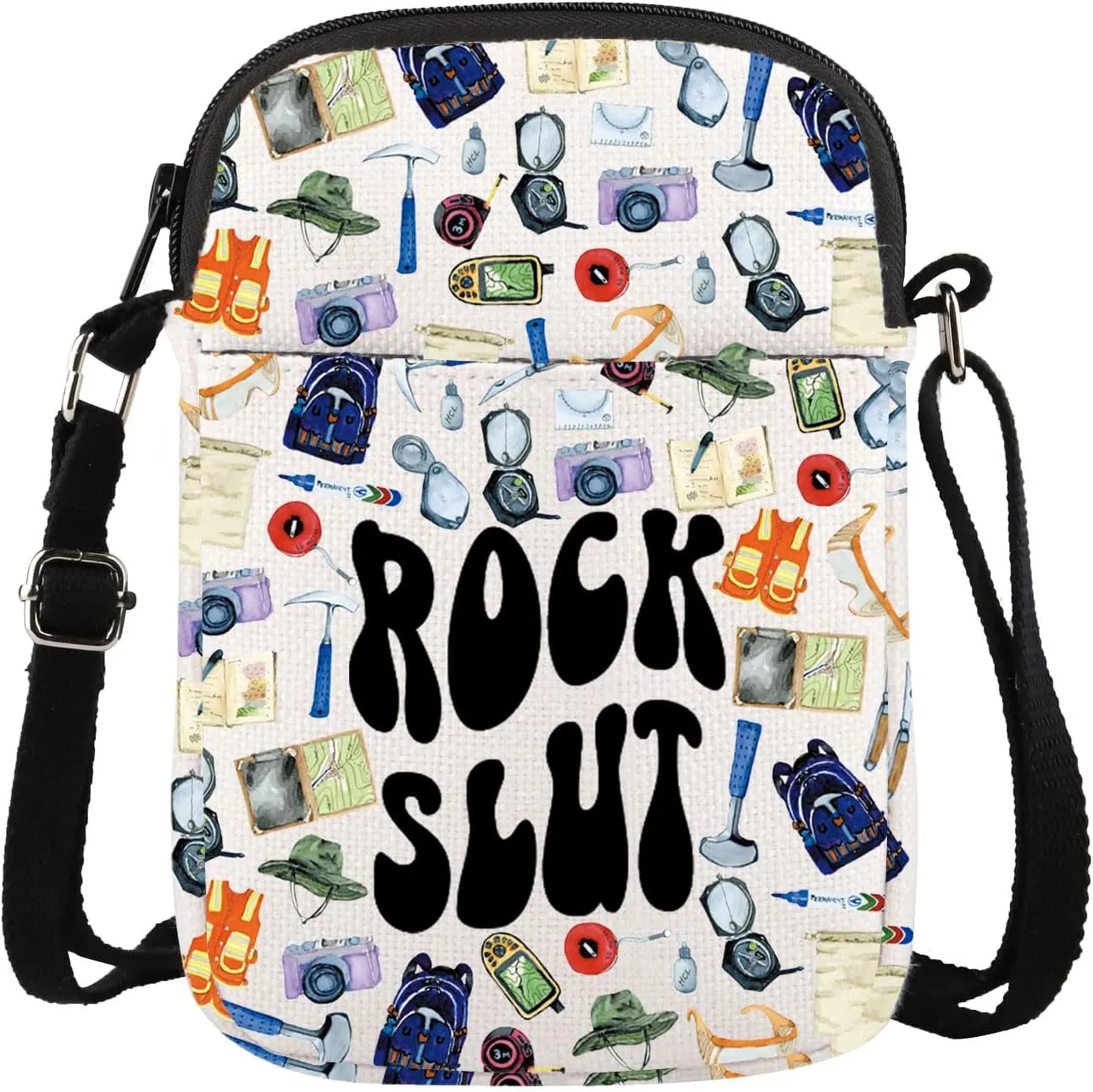 Lywjyb Birdgot Geology Crossbody Bag Geologist Gift Mineral Geode Gift Rock Lover Gift Rock Collector Gift