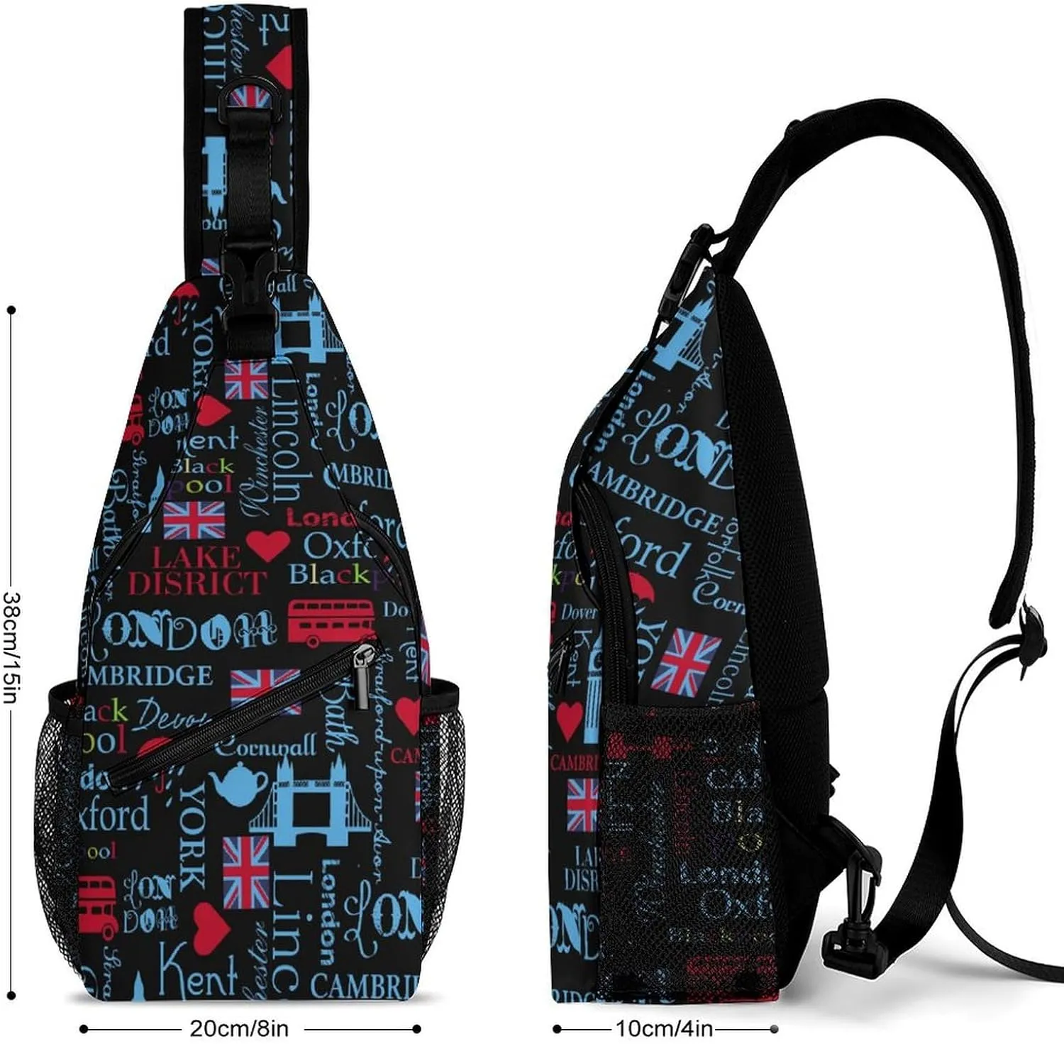Magic Mushrooms Versatile And Convenient Multipurpose Crossbody Bag - Perfect for Travel And Hiking