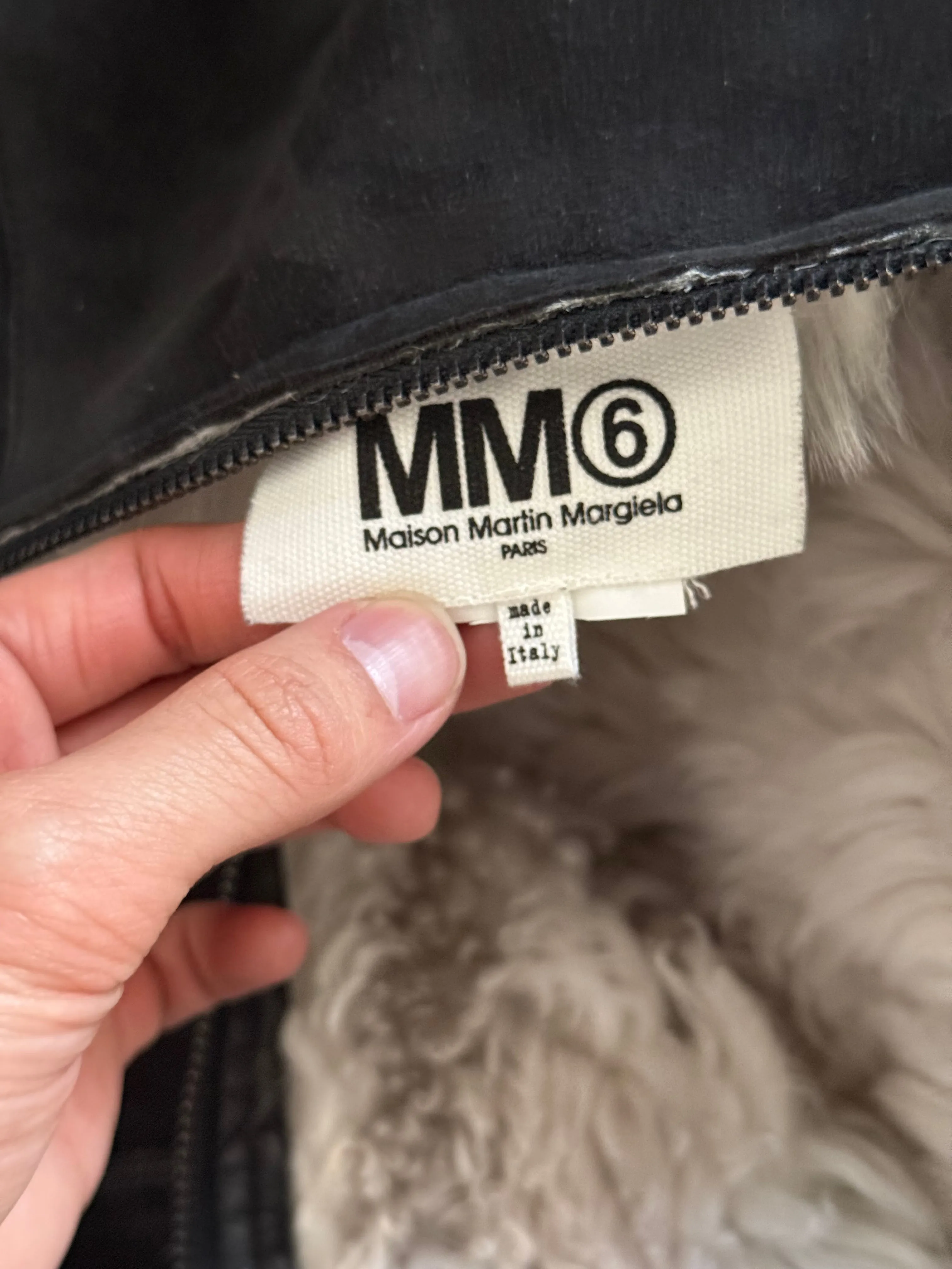 Maison margiela MM6 shearling jacket